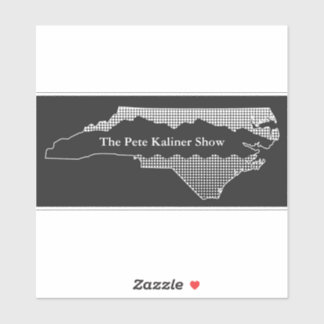 O adesivo do logotipo do Estado Pete Kaliner - pre