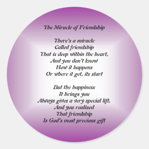 O adesivo do Milagre da Amizade