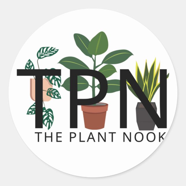 O adesivo do Plant Nook (Frente)