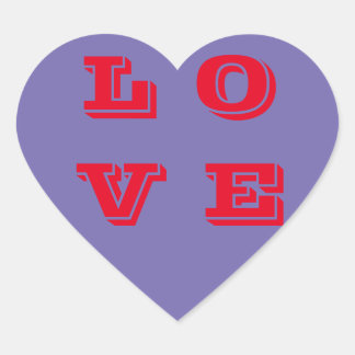 O adesivo e as etiquetas do Amor