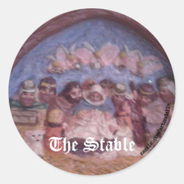 O adesivo ESTÁVEL DE NATAL