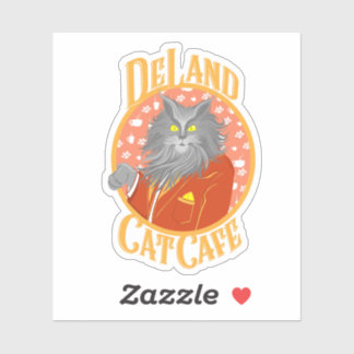 O adesivo Henry DeCat em amarelo