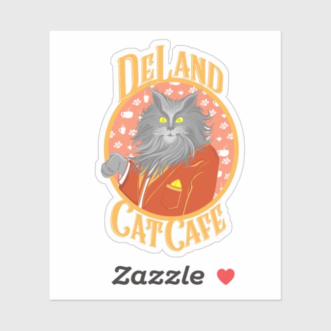 O adesivo Henry DeCat em amarelo (Folha)