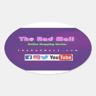 O adesivo Oval do Rad Mall