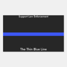 O adesivo personalizado fino de linha azul