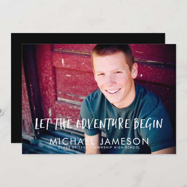 O Adventure inicia o convite para Festa de formatu (Frente/Verso)