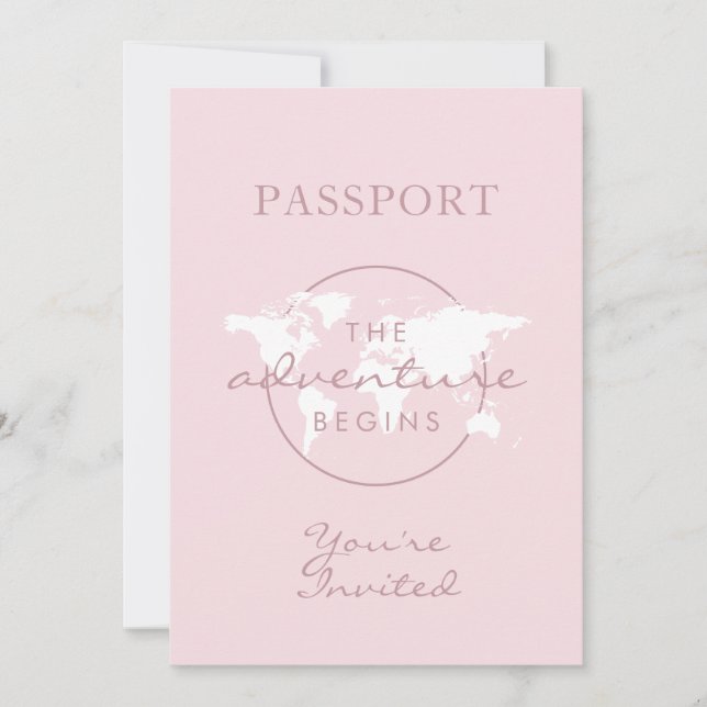 O Adventure inicia o Viagem do Passport Chá de fra (Frente)