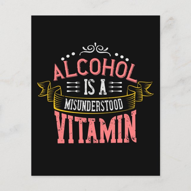 O Álcool É Uma Vitamina Incompreendida (Frente)