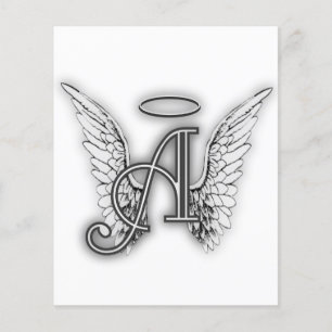 O alfabeto do anjo um último inicial voa o halo