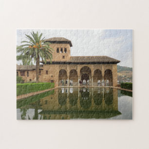 O Alhambra em Granada, espanha - quebra-cabeça