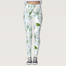 O alho selvagem floresce Legging
