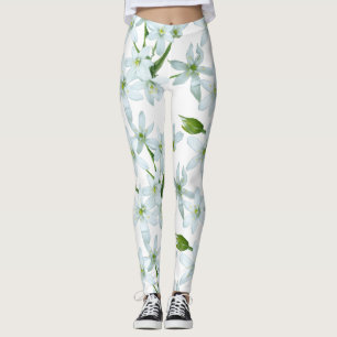 O alho selvagem floresce Legging