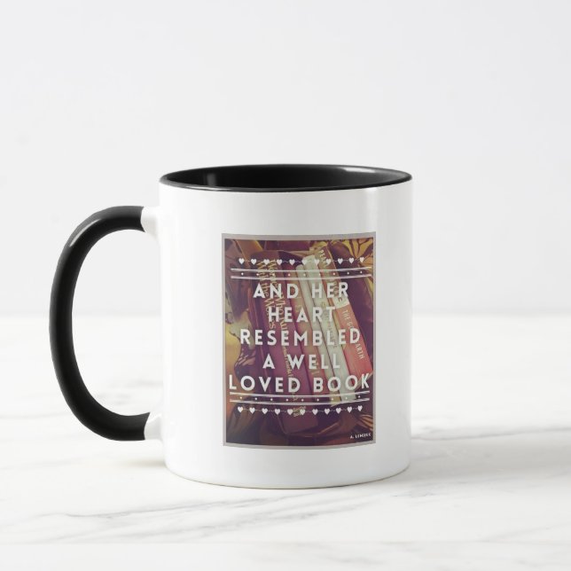 O amante de livro caneca cerâmica combinado de 11 (Esquerda)