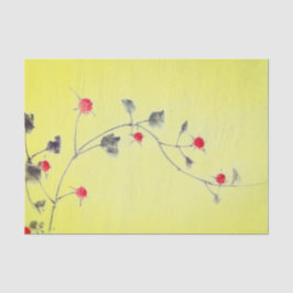 O AMARELO FLORESCEU o lenço de papel