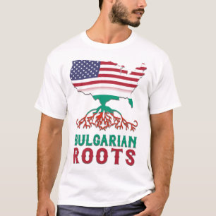 O americano búlgaro enraíza a camiseta