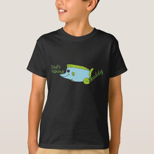 O amigo da pesca do pai caçoa a camisa (Frente)