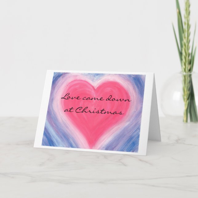O amor caiu no cartão de Natal (Frente)