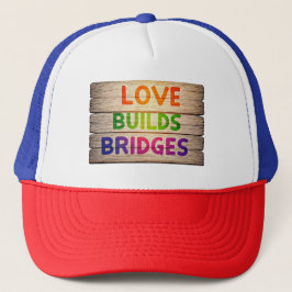 O amor constrói pontes - boné