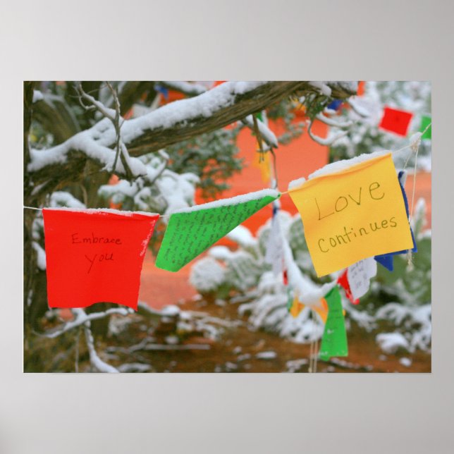 O amor continua a poster (Frente)