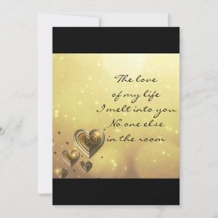 O amor de meu cartão da vida