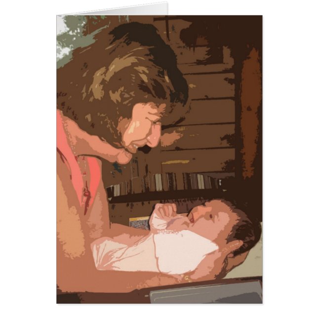 O amor de uma avó - cartão (Frente)