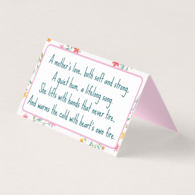 O Amor de uma Mãe  (Frente)