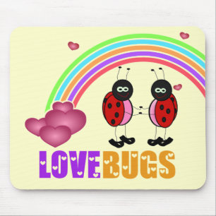 O amor desinseta o dia dos namorados Mousepad