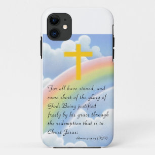 O amor do deus com capas de iphone transversais de