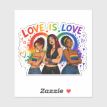 O Amor é Amor Adesivo do Orgulho