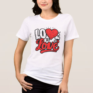 O AMOR É AMOR, Arte em Estilo Grafite Unisex Soft