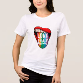 O Amor é Amor Camiseta Gráfica Orgulho LGBTQ
