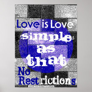 O amor é amor. Simples como que… poster