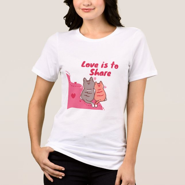 O Amor é Compartilhar Gatinhos Fofos (Frente)