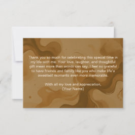 O amor é criar Cartões de agradecimentos de Chá de