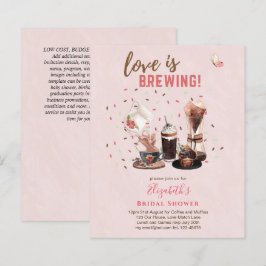 O Amor É Criar CHÁ DE PANELA Café Muffins INVIT