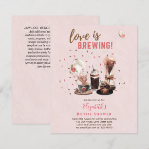 O Amor É Criar CHÁ DE PANELA Café Muffins INVIT