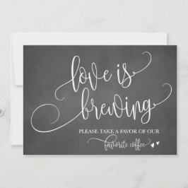 O Amor É Criar Sinal De Casamento De Bar De Café