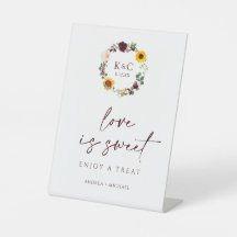O Amor é Doce Queda Casamento Chuveiro de Noiva Gi
