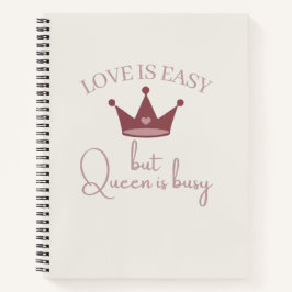 O Amor é Fácil Mas a Rainha está Ocupada Citação d