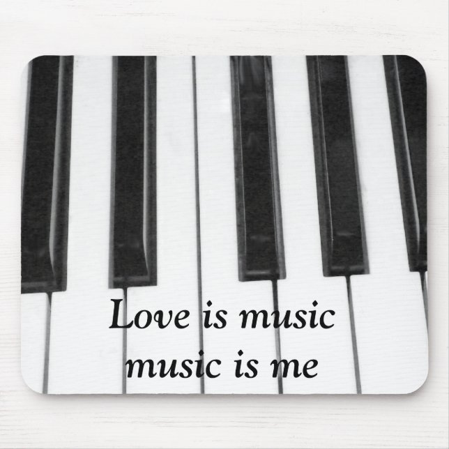 O amor é Music_ Mousepad (Frente)