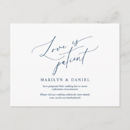 O amor é Paciente, Marinho Azul, convite adiado