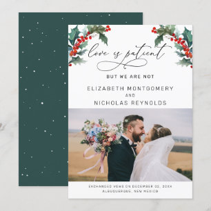 O Amor é Paciente Nós Não Somos   Anúncio de Casam