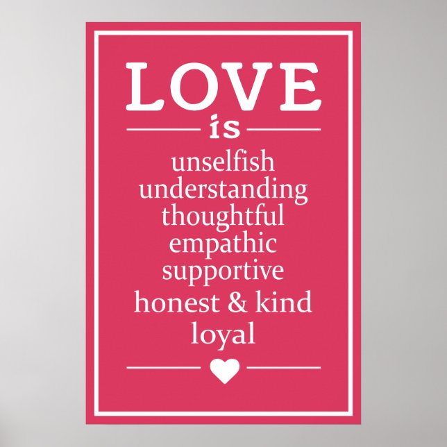 O Amor É... poster (Frente)