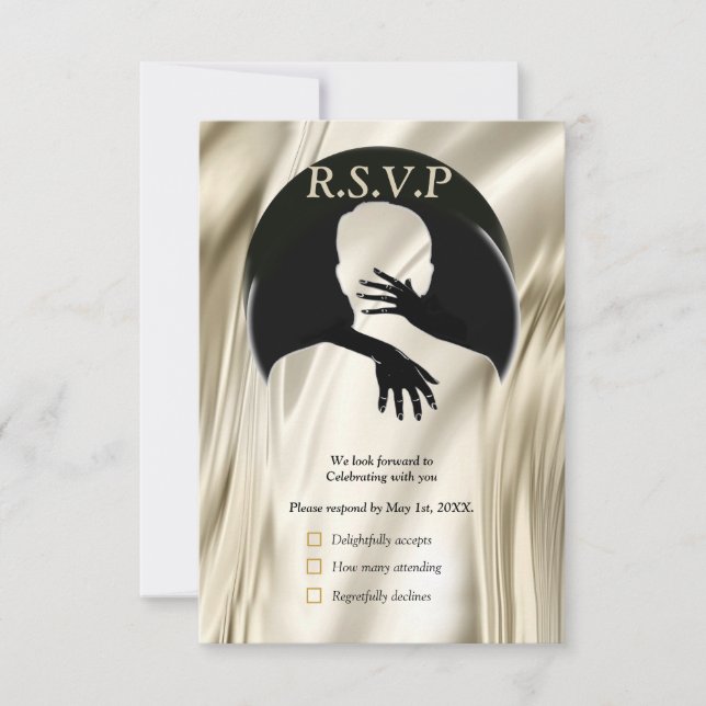 O amor é tudo que há no cartão RSVP (Frente)