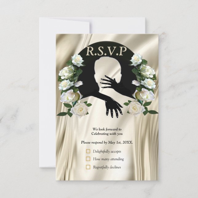 O amor é tudo que há no cartão RSVP (Frente)