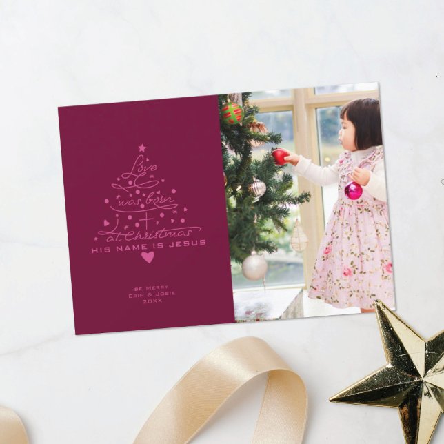 O Amor Era Um Cartão De Natal De Árvore Nascer (Criador carregado)