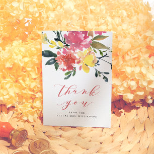 O Amor Está em Flor Convite de Chá de Noiva de Flo