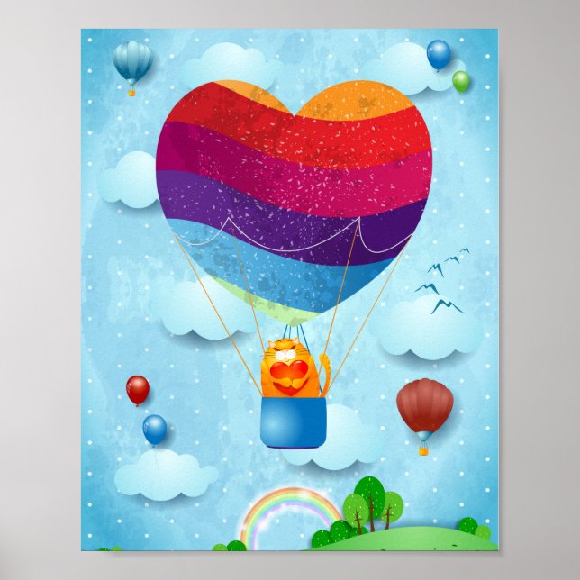 O amor está na poster do ar (Frente)