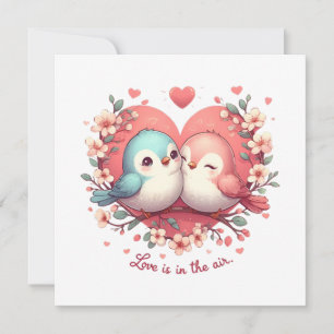 O amor está no ar