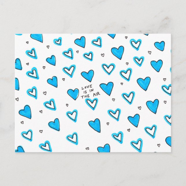 O Amor Está No Ar - Cartão Postal (Frente)